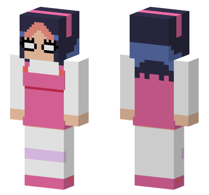 Nene Pico School Minecraft Bedrock skin