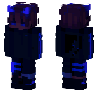 Neon Brother 1 Minecraft Bedrock skin