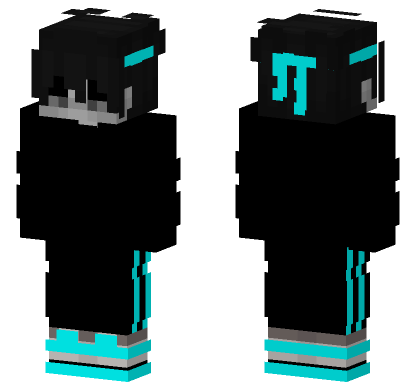 Neon Brother 7 Minecraft Bedrock skin