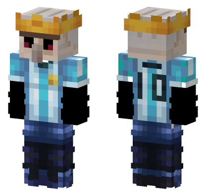 Neon Golem Skin 8 Minecraft Bedrock skin