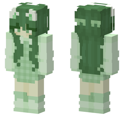 Neon Green Outfit Minecraft Bedrock skin