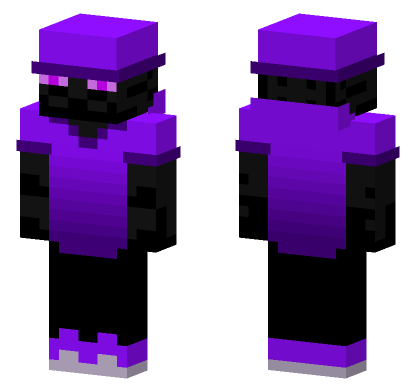 Neon Hacker Mob Minecraft Bedrock skin