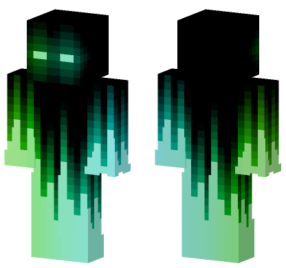 Neon Matriz Minecraft Bedrock skin