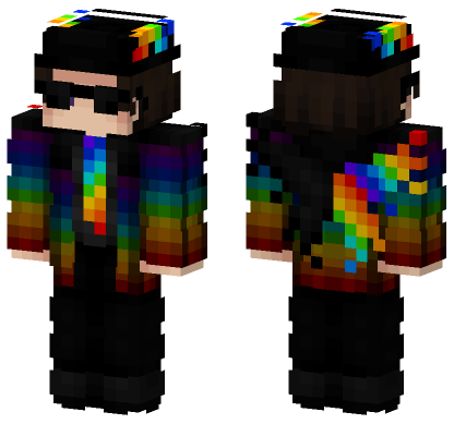 Neon Players Skin 11 Minecraft Bedrock skin