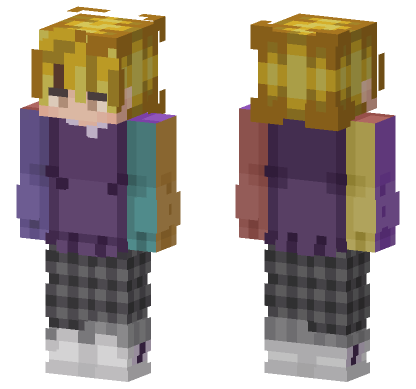 Neon PVP Skin Minecraft Bedrock skin