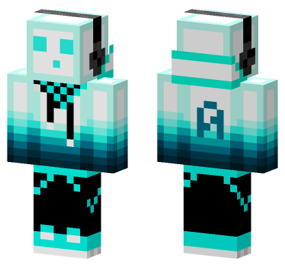 Neon Slime Minecraft Bedrock skin