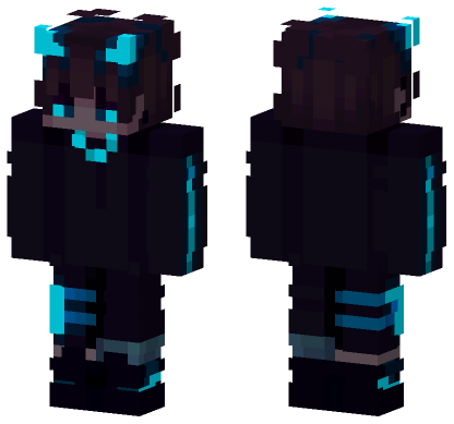 Neon Squad Skin 5 Minecraft Bedrock skin