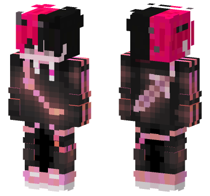 Neon Squad Skin 9 Minecraft Bedrock skin