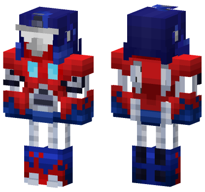 Neon Transformers New 1 Minecraft Bedrock skin