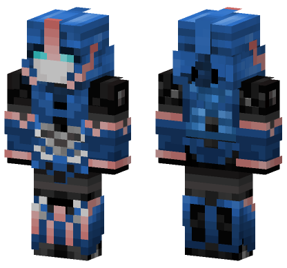 Neon Transformers Skin 1 Minecraft Bedrock skin