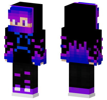 Neon Yoshino Minecraft Bedrock skin