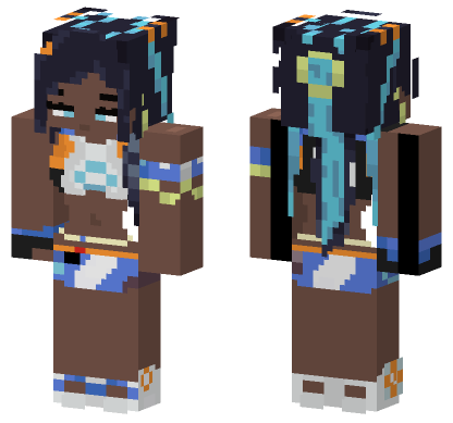 Nessa Pokemon Minecraft Bedrock skin
