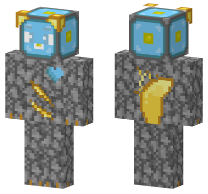 Nether Reactor Core Fox Minecraft Bedrock skin