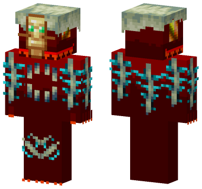 Netherraptor Knight Minecraft Bedrock skin