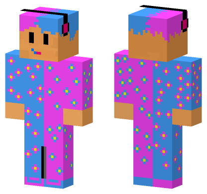 Neveah Miner Play Minecraft Bedrock skin