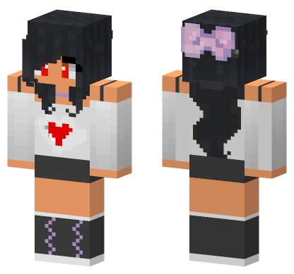 Never Don't Love Aphmau Minecraft Bedrock skin