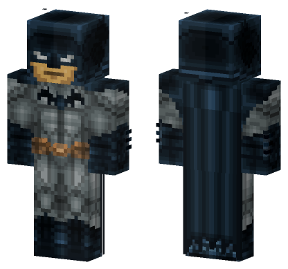 New 52 Batman Suit Minecraft Bedrock skin
