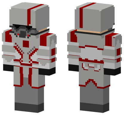 New White Soldier Minecraft Bedrock skin