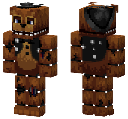 New Withred Freddy Minecraft Bedrock skin