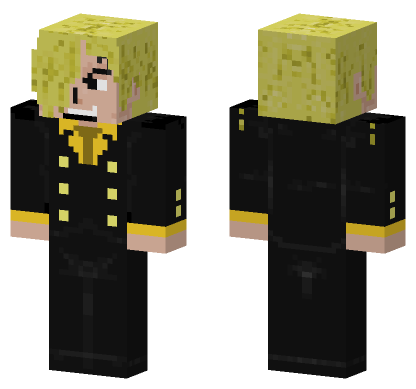 New World Sanji No Smoke Minecraft Bedrock skin
