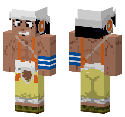 New World Usopp Minecraft Bedrock skin