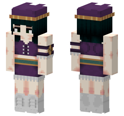 Nico Robin One Piece Minecraft Bedrock skin