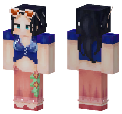 Nico Robin Time Skip Minecraft Bedrock skin