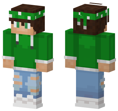 Nico3005 Green Overalls Minecraft Bedrock skin