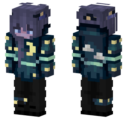 Night PvP New 2 Minecraft Bedrock skin