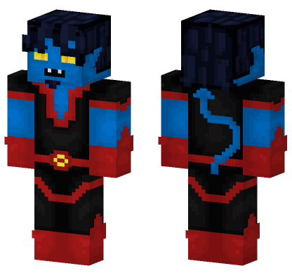 Nightcrawler Custom Design Minecraft Bedrock skin