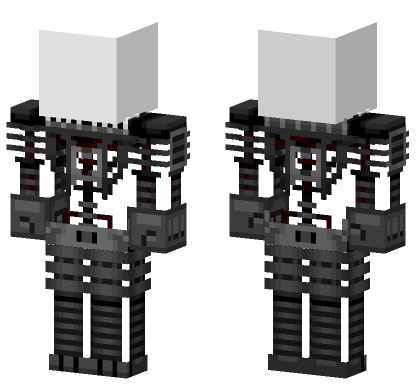 Nightmare Endo FNAF AR Minecraft Bedrock skin