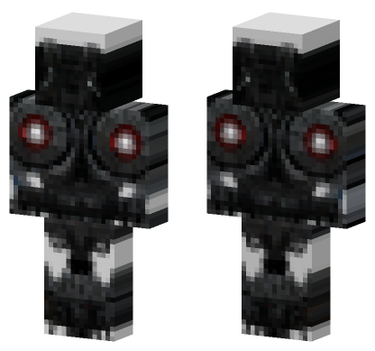 Nightmare Endo FNAF HD Minecraft Bedrock skin