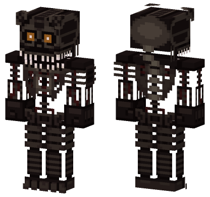 Nightmare Endoskeleton Minecraft Bedrock skin