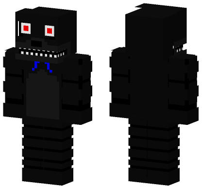 Nightmare Freddy Skin Minecraft Bedrock skin
