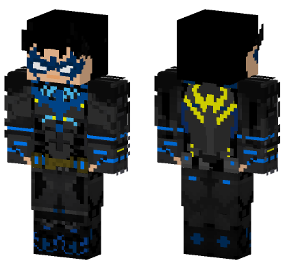 Nightwing 6661263 Minecraft Bedrock skin