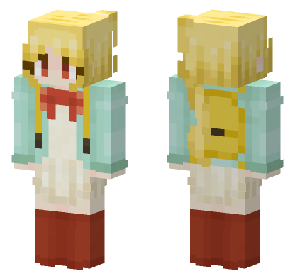Nijikaijichi Casual Backpack Minecraft Bedrock skin