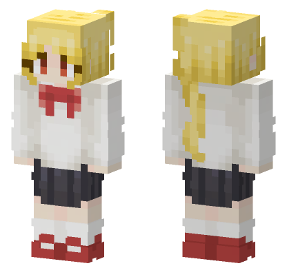 Nijikaijichi Schooluniform Minecraft Bedrock skin