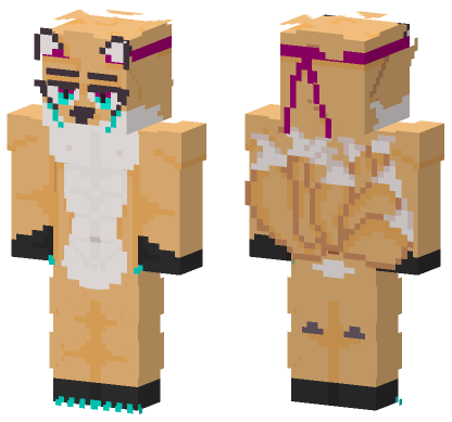 Nine Tails Fox Lishangxueqi Minecraft Bedrock skin