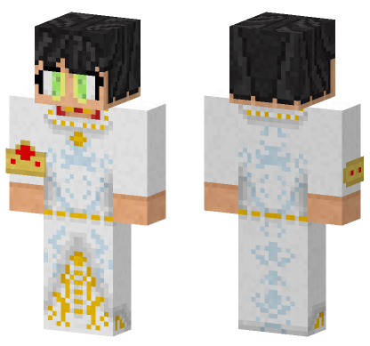 Ninjago Wedding Dress Nya Minecraft Bedrock skin