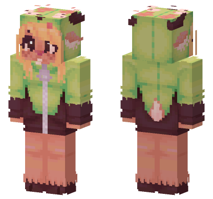 Noelle Holiday Gir Hoodie Minecraft Bedrock skin