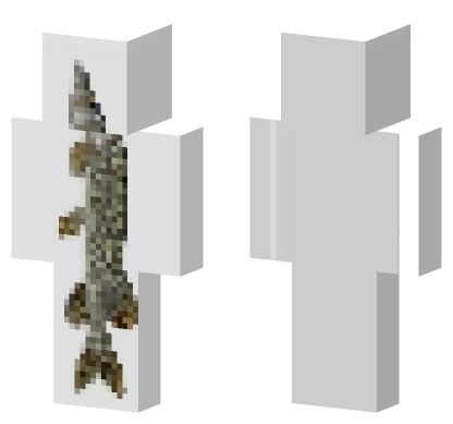 Northern Pike Skin Minecraft Bedrock skin