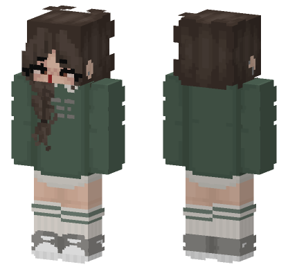 Nosebleed Girl Minecraft Bedrock skin