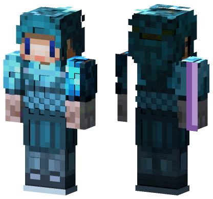 Not Zombified Girl Minecraft Bedrock skin