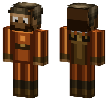Nukur Brown Bear Minecraft Bedrock skin
