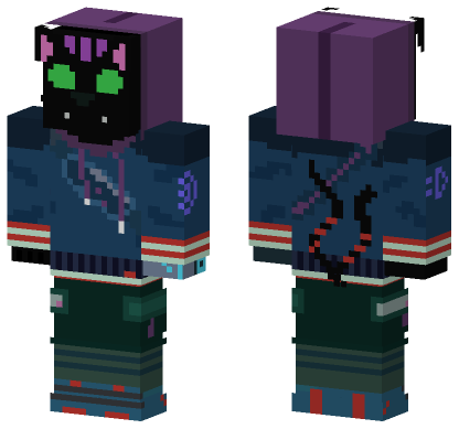 Nyanja Fortnite Minecraft Bedrock skin