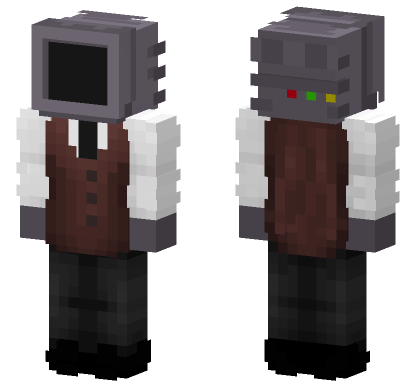 Nyxar Turned Off Minecraft Bedrock skin