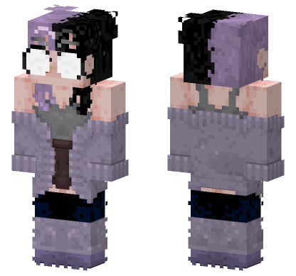 Nyxissick Gothic Outfit Minecraft Bedrock skin