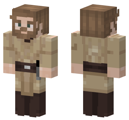 Obi Wan Kenobi Minecraft Bedrock skin