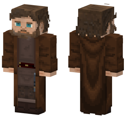 Obi Wan Kenobi Robes Minecraft Bedrock skin