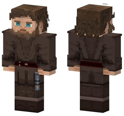 Obi Wan Kenobi Skin Minecraft Bedrock skin
